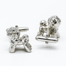 Load image into Gallery viewer, Bichon Frise 925 Sterling Silver Cufflinks
