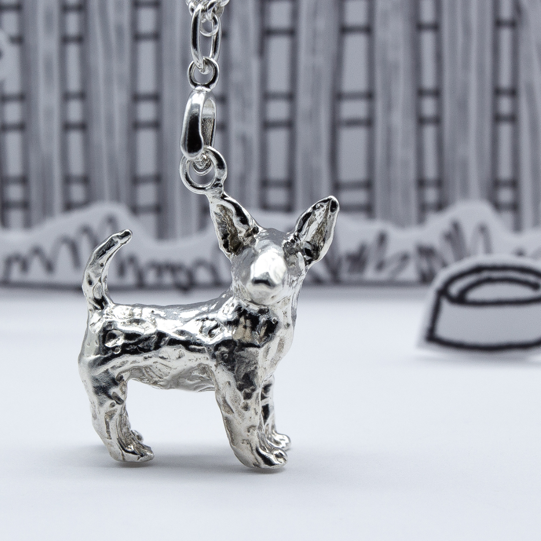 Bull Terrier 925 Sterling Silver Necklace