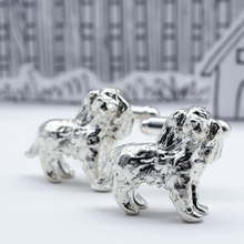 Load image into Gallery viewer, Cavalier King Charles Spaniel 925 Sterling Silver Cufflinks
