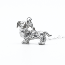 Load image into Gallery viewer, Dachshund 925 Sterling Silver Necklace
