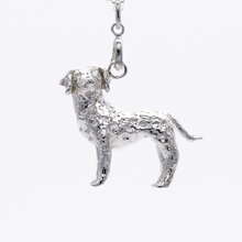 Load image into Gallery viewer, Dalmatian 925 Sterling Silver Necklace
