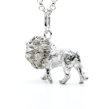 Load image into Gallery viewer, Wildlife - Lion 925 Sterling Silver Necklace
