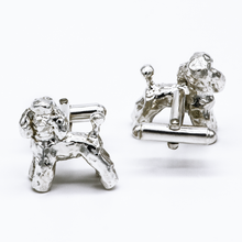 Load image into Gallery viewer, Poodle 925 Sterling Silver Cufflinks
