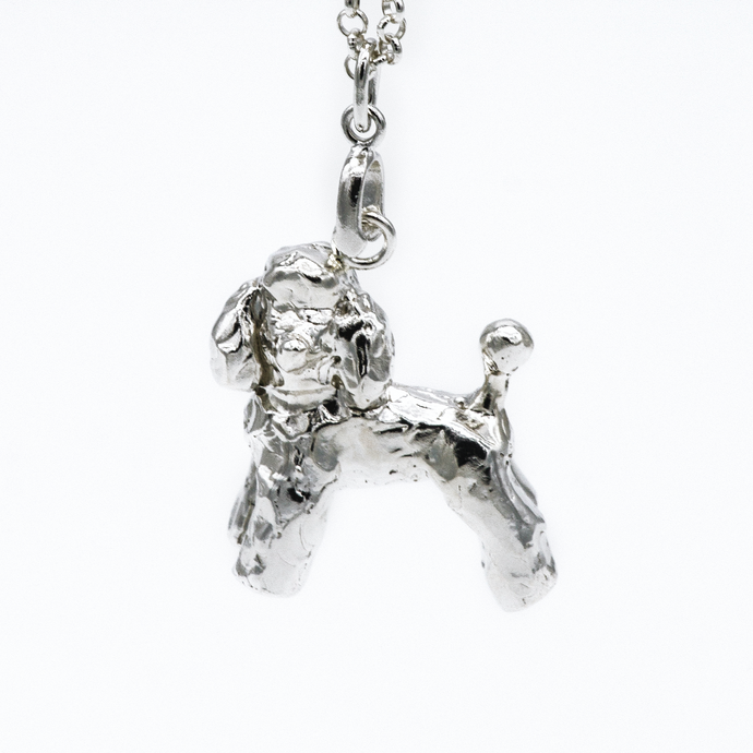 Poodle 925 Sterling Silver Necklace