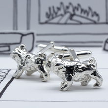 Load image into Gallery viewer, Pug 925 Sterling Silver Cufflinks
